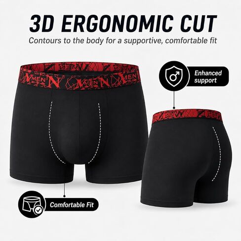 10PACK Ultra ComfortSoft Underwear, Moisture Wicking & Breathable No Ride Up Boxer Briefs in Kuwait