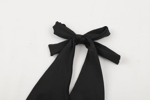Women's Halter Neck Romper, Black, Sleeveless, Deep V-Neck, Backless with Tie Detail, Bodycon Shorts Jumpsuit in Kuwait