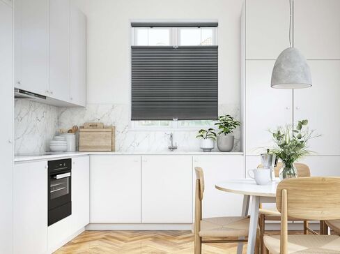 Linen Avenue Cordless Cellular Top Down Bottom Up Light Filtering Shade 19 W x 66 H, Platinum (Arrives 1/4" Narrower) in Saudi Arabia
