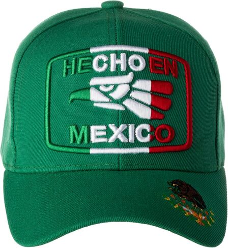 قبعة Hecho En Mexico Eagle - قبعة بيسبول بخياطة مطرزة مفصلة in Kuwait