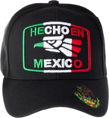 قبعة Hecho En Mexico Eagle - قبعة بيسبول بخياطة مطرزة مفصلة in Kuwait