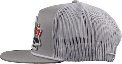 Lazy J Ranch Silver Grey & White El Rancho Classic Rope Trucker Hat - Adjustable Unisex Country Hats, Vintage Trucker Hat, Rope Hat in Saudi Arabia