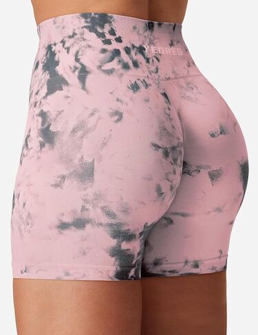 Seamless High Waisted Shorts for Women Smile Contour Biker Shorts Gym Yoga Workout in Kuwait