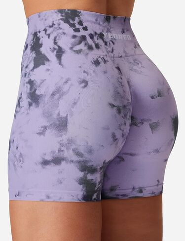 Seamless High Waisted Shorts for Women Smile Contour Biker Shorts Gym Yoga Workout in Kuwait