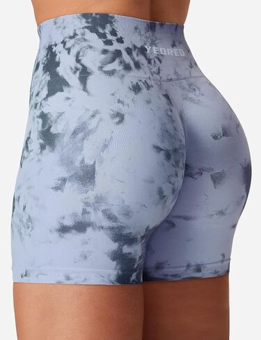 Seamless High Waisted Shorts for Women Smile Contour Biker Shorts Gym Yoga Workout in Kuwait