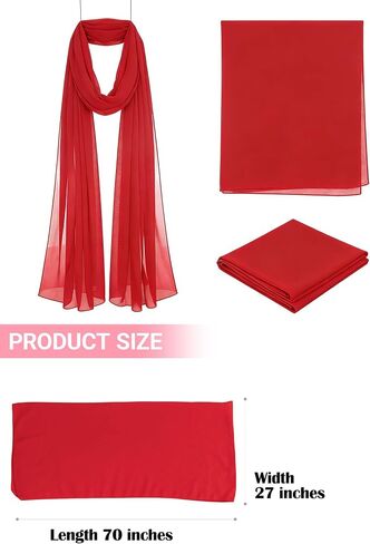 Large Lightweight Chiffon Scarves Women Breathable Soft Head Scarf Fashion Beach Sun-proof Shawls Wrap for Wedding in Saudi Arabia