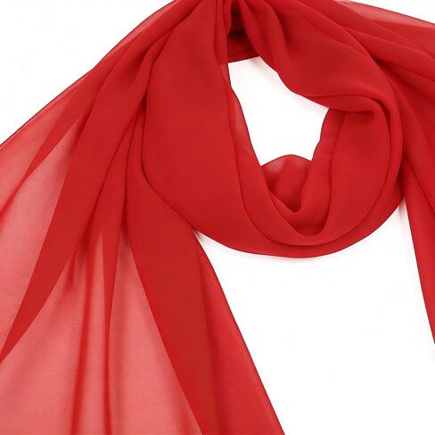 Large Lightweight Chiffon Scarves Women Breathable Soft Head Scarf Fashion Beach Sun-proof Shawls Wrap for Wedding in Saudi Arabia