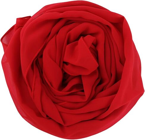 Large Lightweight Chiffon Scarves Women Breathable Soft Head Scarf Fashion Beach Sun-proof Shawls Wrap for Wedding in Saudi Arabia