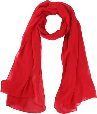 Large Lightweight Chiffon Scarves Women Breathable Soft Head Scarf Fashion Beach Sun-proof Shawls Wrap for Wedding in Saudi Arabia