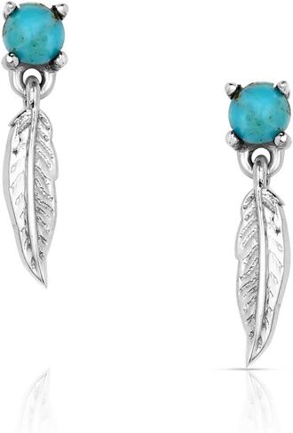 Montana Silversmiths Western Lifestyle Crafted Turquoise Post/Stud Earrings in Kuwait