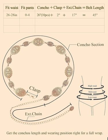 TOPACC Western Belt and Western Necklace with Earrings for Women Country Concert Outfit in Saudi Arabia