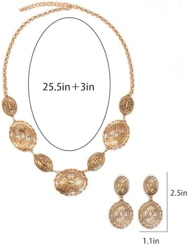 TOPACC Western Belt and Western Necklace with Earrings for Women Country Concert Outfit in Saudi Arabia