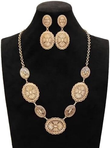 TOPACC Western Belt and Western Necklace with Earrings for Women Country Concert Outfit in Saudi Arabia