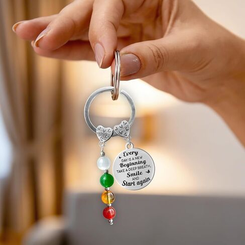 Retirement Birthday Gifts for Woman - Crystals Key Chains Women Cute, Farewell Gift for Coworker Nurse Teacher, Graduation Divorced New Beginnings Gifts for Women, Healing Crystals Self Care Gift in Saudi Arabia