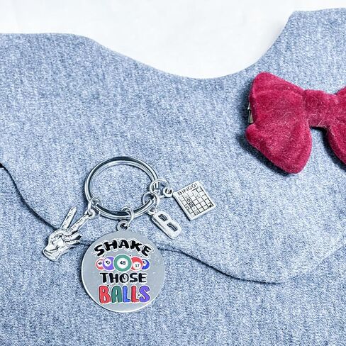 سلسلة مفاتيح Bingo Lover Keychain هدايا ألعاب رقمية مضحكة لعيد الميلاد والتخرج وعيد الميلاد وهدايا محظوظة للاعبين محبي الألعاب المبتدئين هدية بنغو المضحكة لمحبي كازينو المقامرة والنساء والرجال مجوهرات Bingoing in Kuwait