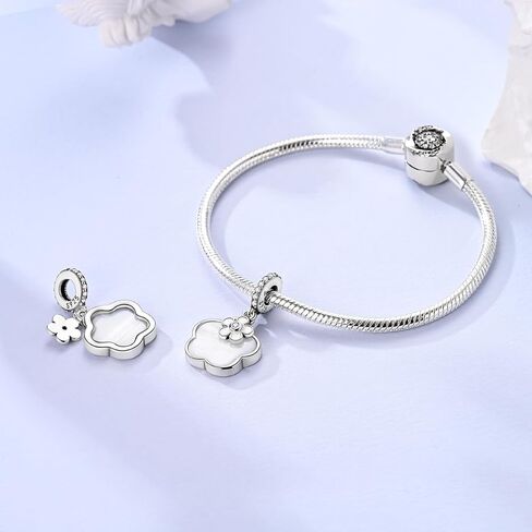 MICOO Spring and Summer Collection 925 Sterling Silver Charms fits Bracelets and Necklace Pendant Bead Charms Jewelry Present for Women Family Friends in Saudi Arabia