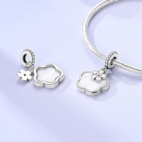 MICOO Spring and Summer Collection 925 Sterling Silver Charms fits Bracelets and Necklace Pendant Bead Charms Jewelry Present for Women Family Friends in Saudi Arabia