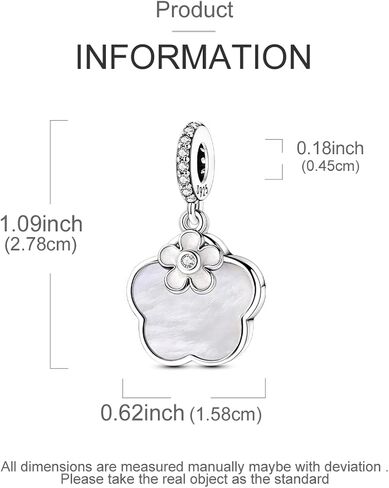 MICOO Spring and Summer Collection 925 Sterling Silver Charms fits Bracelets and Necklace Pendant Bead Charms Jewelry Present for Women Family Friends in Saudi Arabia