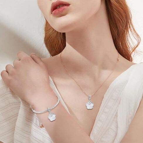 MICOO Spring and Summer Collection 925 Sterling Silver Charms fits Bracelets and Necklace Pendant Bead Charms Jewelry Present for Women Family Friends in Saudi Arabia