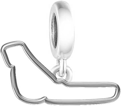 F1&Famous Race Racetrack Charm for Bracelet Necklaces, S925 Sterling Silver Charms, UK Brazil Spain Race Track Charms Jewelry Racing Souvenirs Gift in Saudi Arabia