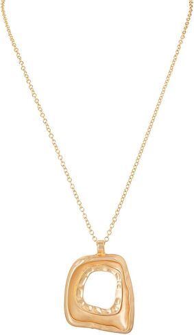 Open Teardrop Hollow Pendant Long Cord Necklace For Women Statement Minimalist Boho Chic Adjustable Two Colors Gold Color Silver Color in Saudi Arabia