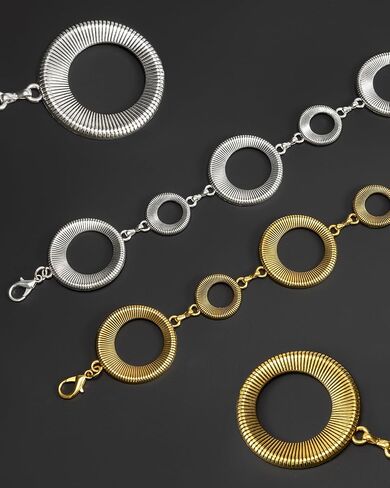 Fashion Ladies Waist Chain, Chunky Metal Chain Belts for Women in Saudi Arabia
