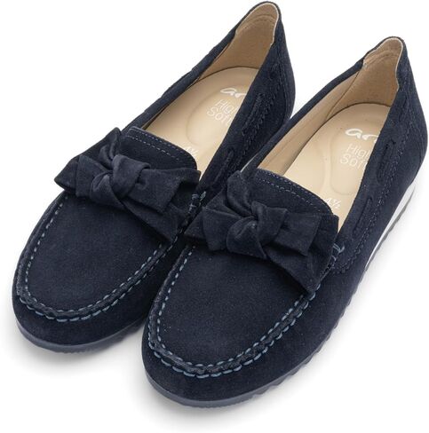 ARA Women's Newport Moccasin, Blue, 10.5 in Kuwait