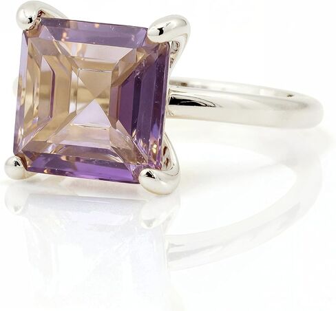 February Birthstone Jewelry - Adorable Amethyst Rings for Women in 14K Gold - Special or Casual Wear Jewelry - With Fancy Box in Kuwait