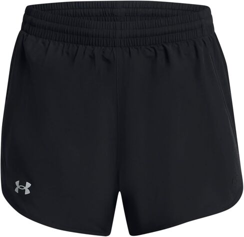 Under Armour Fly By 2-in-1 Shorts Black/Black/Reflective LG (US 12-14) in Kuwait