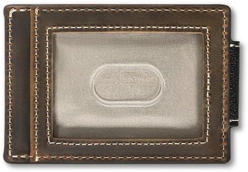 ARIAT Work Mens Money Clip Leather Patch Brown A3400302 in Kuwait