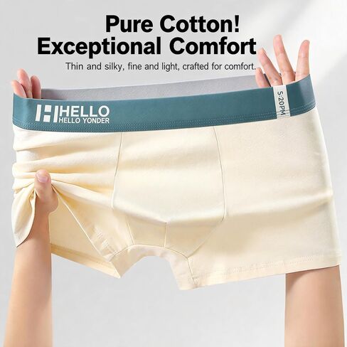 5 Pcs Men's Underwear Soft Breathable Comfort Flex Waistband Boxer Briefs Moisture Wicking Quick-Dry Underpants,5-Pack in Kuwait