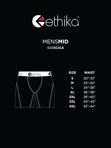 Ethika Men's Staple Boxer Brief, 4-Way Stretch with Signature Waistband, No Ride-Up Comfort - Winner Blue (BLU, M) in Kuwait
