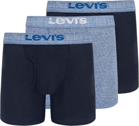 صندوق Levi's الرجالي المكون من 3 قطع، قطن مطاطي، بدون علامات، راحة متينة in Kuwait