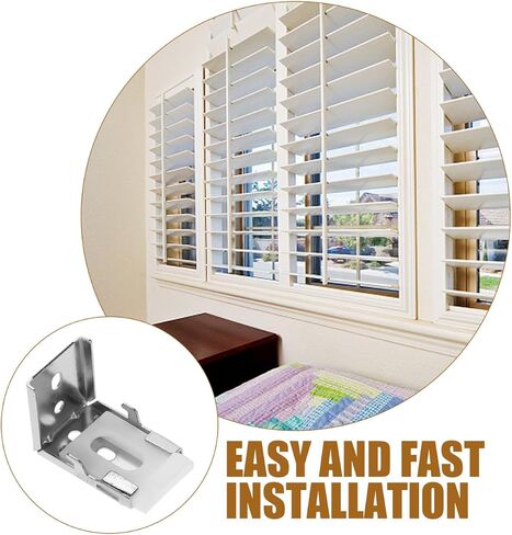 Zerodeko Blind Retainer Fittings Minimalist Design Mounting Brackets for Shades Universal Window Treatments in Saudi Arabia