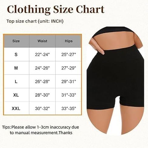 Biker Shorts for Women,High Waist Seamless Tummy Control Scrunch Butt Lifting Athletic Shorts for Gym Workout Yoga Black in Kuwait