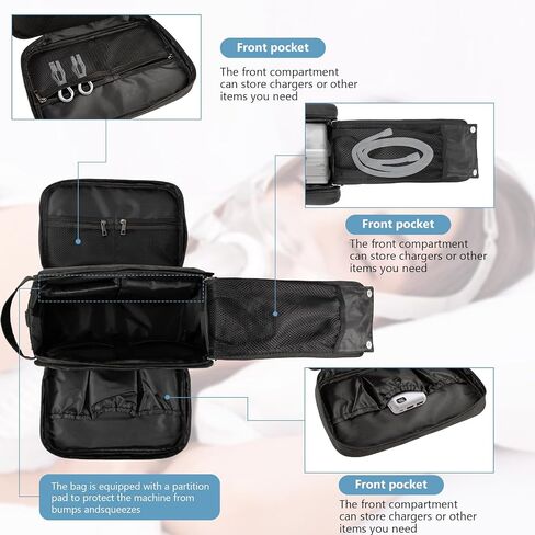 CPAP Carrying Bag Compatible with ResMed AirSense 11 AirSense 10, CPAP Travel Bag, Portable Carrying Storage Case for CPAP Machine and Supplies12.6" x 9.1" x 8.7" in Saudi Arabia