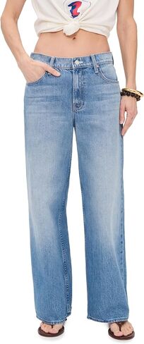 Mother Women's Petite Lil Rerun Zip Sneak Jeans in Kuwait