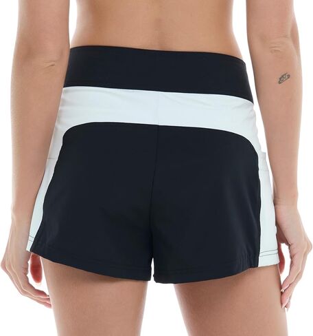 شورت Body Glove النسائي من Surf Crew Vapor Boardshort - ارتفاع منخفض، إغلاق بشريط فيلكرو مزدوج، جيب جانبي بسحاب in Kuwait