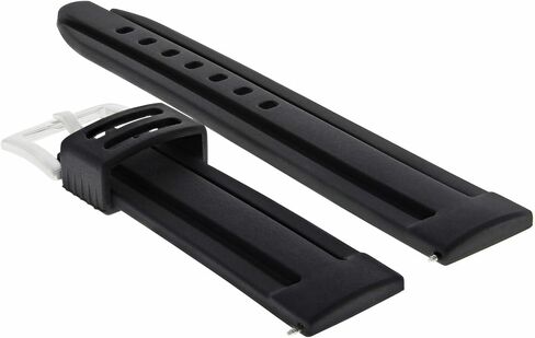 Ewatchparts 26mm Rubber Watch Band Strap Compatible With 48mm Invicta 10305 18202 Pro Diver Watch Black in Kuwait
