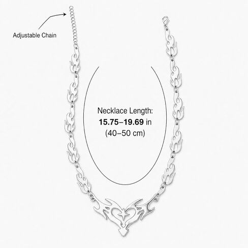 Long tiantian Barbed Wire Necklace for Women Men Gothic Vintage Punk Necklace Y2K Statement Jewelry Fashion Goth Accessories in Kuwait