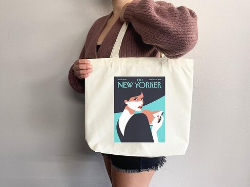 New Yorker tote bag, New Yorker magazine bag, New Yorker bag, New Yorker art, New yorker tote, art tote bag, aesthetic tote in Saudi Arabia