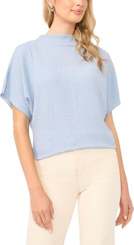 Vince Camuto Cowl Neck Short Flutter Sleeve Blouse in Saudi Arabia