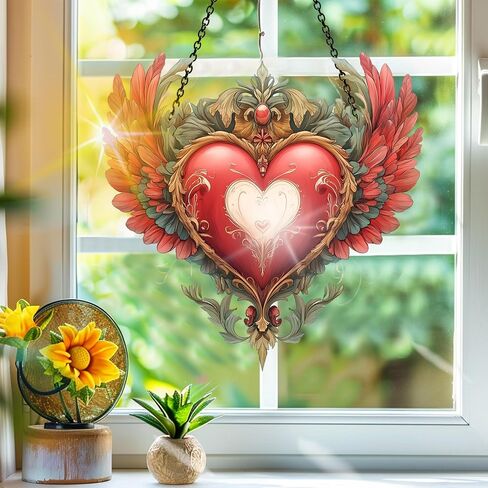 Colorful Acrylic Suncatcher, Sun Catchers Tree of Life Hanging Window Decoration, Rainbow Maker Wall Art, for Balcony Indoor Outdoor Garden Christmas Ornaments Decor 7.8x7.8 Inch CH#122 in Kuwait