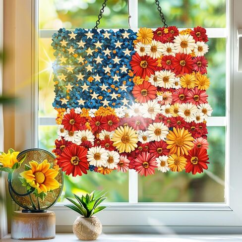 Colorful Acrylic Suncatcher, Sun Catchers Tree of Life Hanging Window Decoration, Rainbow Maker Wall Art, for Balcony Indoor Outdoor Garden Christmas Ornaments Decor 7.8x7.8 Inch CH#122 in Kuwait