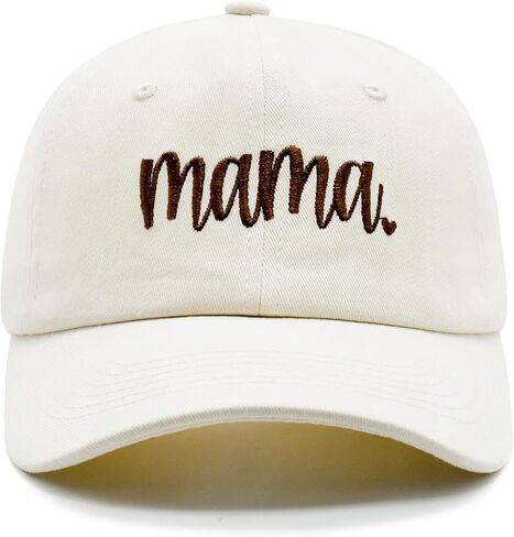 Mama Hat for Women, Mama Gifts for Mother's Day Birthday, Adjustable Cotton Embroidered Mom Baseball Cap in Saudi Arabia