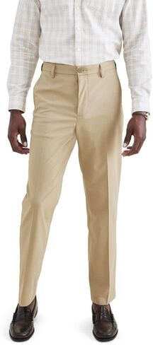 بنطال Dockers الرجالي Signature Go Straight Fit كاكي Smart 360 Tech (عادي وكبير وطويل) in Kuwait