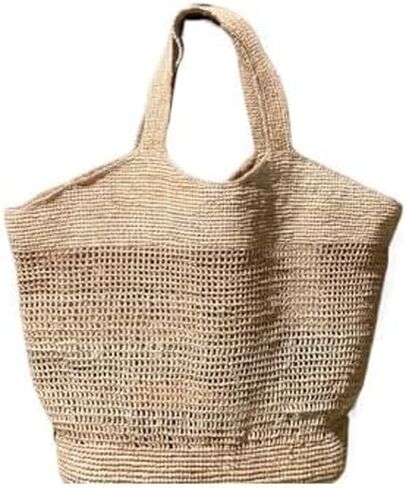 Raffia Straw Woven Totes Shoulder Crossbody Bag Handbag Hobo Hollow Beach Vacation Seaside Crochet Versatile Purse Chic in Saudi Arabia