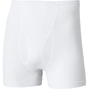 Men's Premium Basic Underwear Brief & Boxer Brief 100% Cotton, White in Saudi Arabia