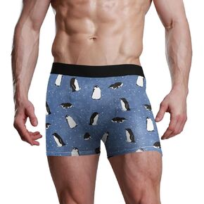 Funny Boxer for Men Soft Underwear Shorts Breathable Boxer Briefs Printed Men's Trunks Sleep with Elastic Waistband in Saudi Arabia