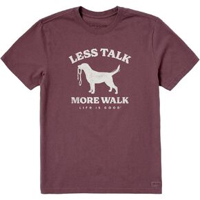 الحياة جيدة. تي شيرت رجالي بأكمام قصيرة من Les Talk More Walk in Kuwait